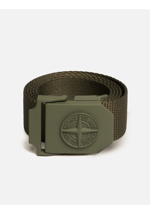 Nylon Tape Belt With Compass Logo Buckle