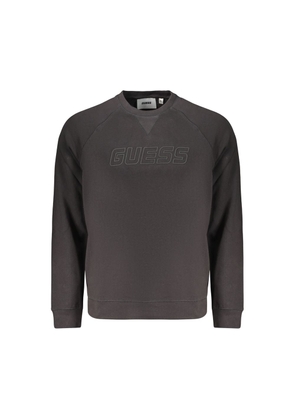 Guess Jeans Black Cotton Men's Sweatshirt - S