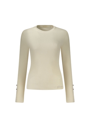 Guess Jeans Bianco Viscose Women Sweater - XS