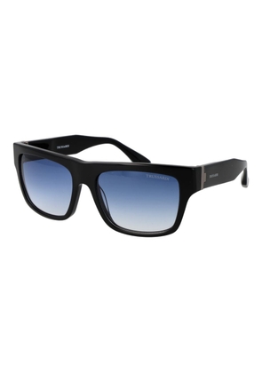 Trussardi Black Acetate Sunglasses