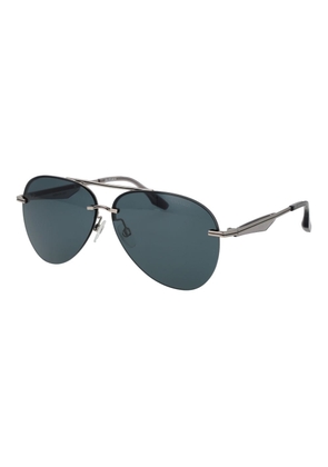 Trussardi Gray Metal Sunglasses