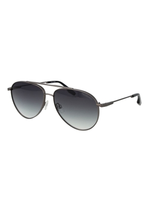 Trussardi Gray Stainless Steel Sunglasses