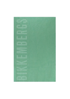 Bikkembergs Green Cotton Women Towel - One Size