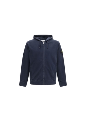 Stone Island Blue Cotton Sweatshirt - L