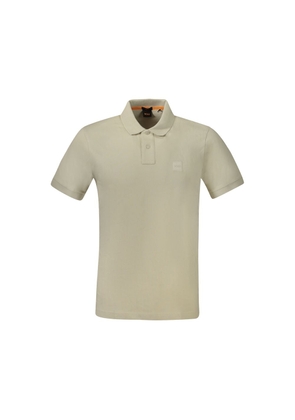 Hugo Boss Beige Cotton Men's Polo - S