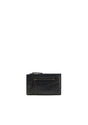 Balenciaga Black Lamb Ovis Aries Aries Wallet