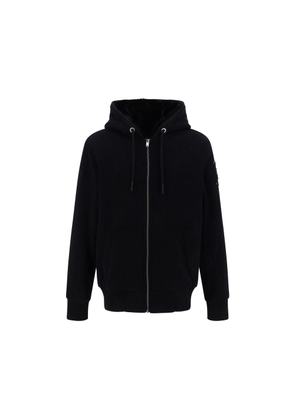 Moose Knuckles Black Polyester Hoodie - L