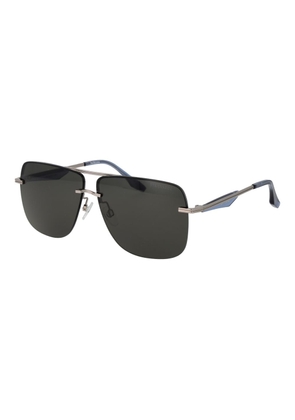 Trussardi Silver Metal Sunglasses