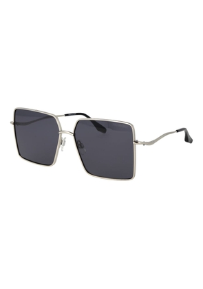 Trussardi Silver Stainless Steel Sunglasses