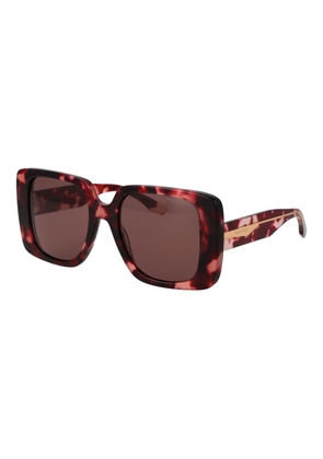 Trussardi Burgundy Acetate Sunglasses