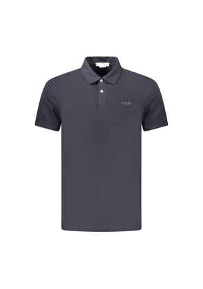Guess Jeans Blue Cotton Mens Polo Shirt - S