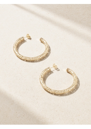 Sydney Evan - Large Icon Wallpaper 14-karat Gold Hoop Earrings - One size