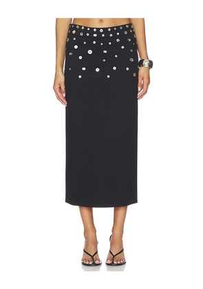 Anonie Amanda Maxi Skirt in Black. Size S. Also in XS, M, L, XL.