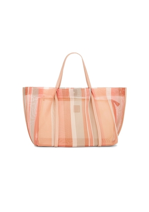 Dolce Vita Aislin Large Mesh Shopper Bag in Pink.