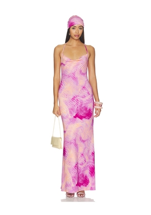 AFRM Sunndy Dress in Pink. Size XXS. Also in XS, S, M, L, XL, XXL, 1X.