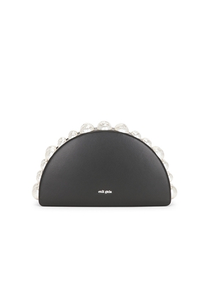 Cult Gaia Gili Clutch in Black.