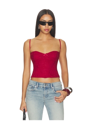 I.AM.GIA Arabelle Corset in Red. Size XXS. Also in XS, S, M, L, XL.
