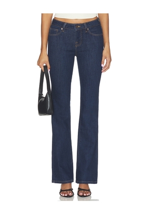 Good American Low Boot Jeans in Denim-Dark. Size 0. Also in 4, 6, 8, 10, 12, 14, 00, 2.