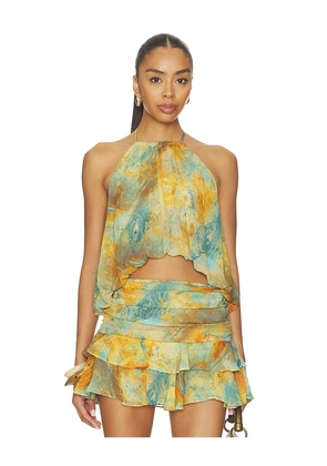 MISA Los Angeles Quinn Top in Multi. Size XS. Also in S, M, L, XL.
