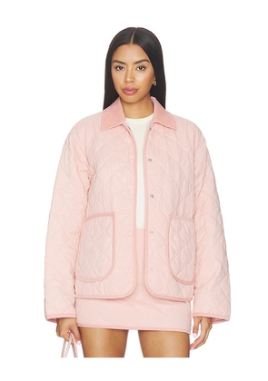 L'Academie Helena Jacket in Pink. Size XXS. Also in XS, S, M, L, XL.