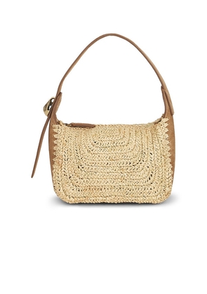 Madewell Organic Drop Handheld Bag in Neutral.