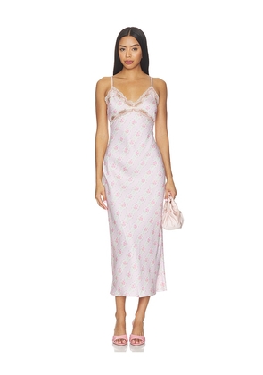 LoveShackFancy Idris Dress in Pink. Size XXS. Also in XS, S, M, L, XL.