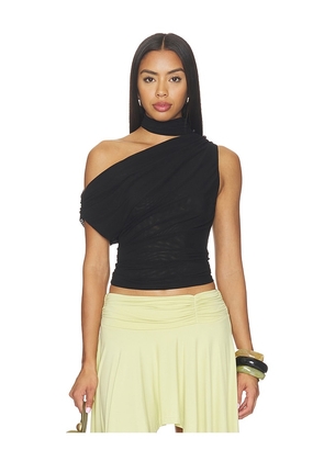 MAJORELLE Isolde Top in Black. Size XXS. Also in XS, S, M, L, XL.