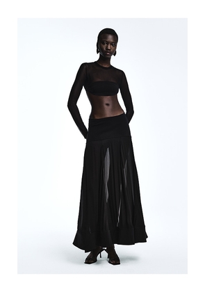 REVOLVE LOS ANGELES Etienor Maxi Skirt in Black. Size S. Also in XXS, XS, M, L, XL.
