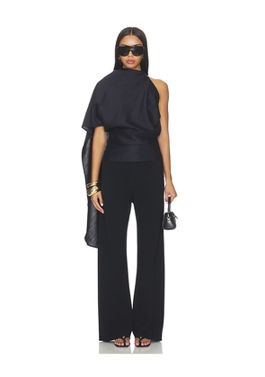 Rohe Draped Open Back Top in Black. Size 32. Also in 34, 36, 38, 40.
