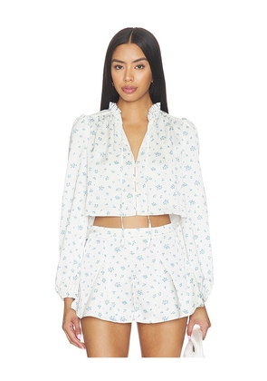 Tularosa Dallen Top in Ivory. Size XXS. Also in XS, S, M, L, XL.