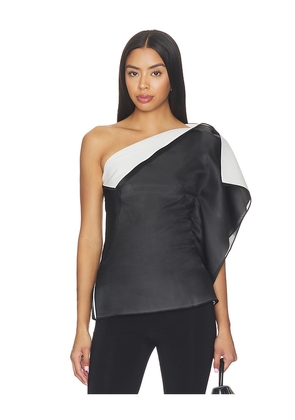 Rohe Sculptural Double Layered Top in Black. Size 32. Also in 36, 38, 40.