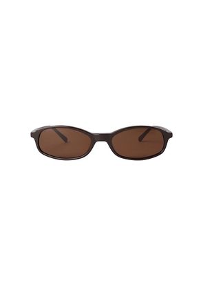 SHEVOKE Gini Sunglasses in Brown.