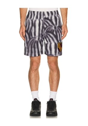 Pleasures Marble Active Shorts in Grey. Size S. Also in M, L, XL/1X.