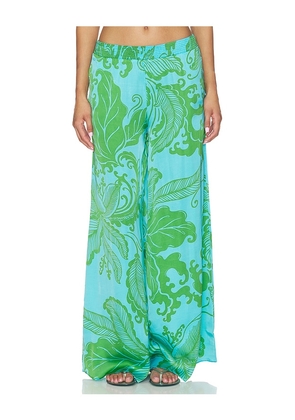 Poupette St Barth Megan Pant in Green. Size XS. Also in S, M, L.