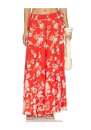 Poupette St Barth Soledad Pant in Orange. Size XS. Also in S, M, L.