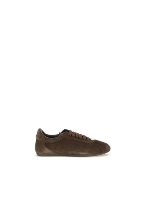 Dolce & Gabbana Brown Suede Leather Low Top Sneakers - EU36/US6