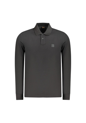 Hugo Boss Black Cotton Men's Polo Shirt - S
