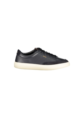 Hugo Boss Blue Leather Men's Sneakers - EU40/US7