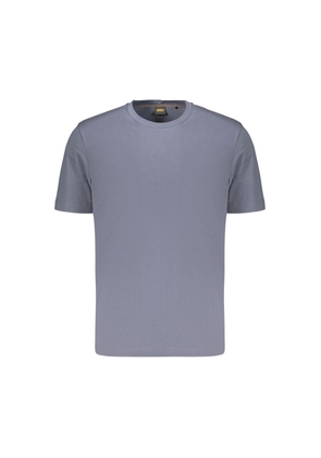 Hugo Boss Blu Cotton Uomo T-Shirt - S