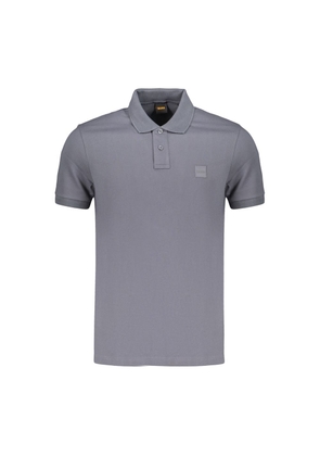 Hugo Boss Blue Cotton Men's Polo Shirt - S
