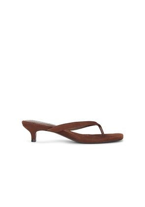 BLACK SUEDE STUDIO Kendal 35 Mule in Chocolate. Size 36. Also in 37, 38, 39, 40.