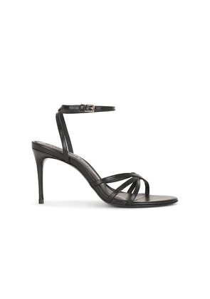 BLACK SUEDE STUDIO Olie 80 Sandal in Black. Size 36. Also in 37, 38, 39, 40.