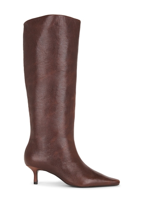 BLACK SUEDE STUDIO Sutton 50 Boot in Brown. Size 36. Also in 37, 38, 39, 40.