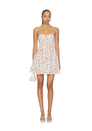 For Love & Lemons Teagan Mini Dress in Multi. Size XS. Also in S, M, L, XL.