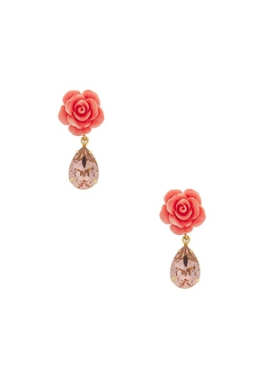 Jennifer Behr Sophie Earrings in Red.