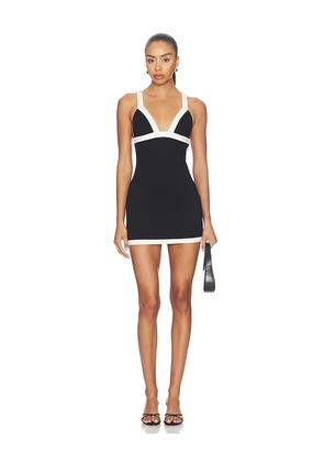 Lovers and Friends Riley Mini Dress in Black & White. Size XS. Also in XXS, S, M, L, XL.