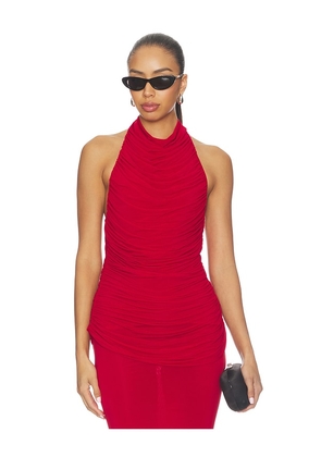 Maygel Coronel Resonare Top in Red. Size XXS/XS. Also in S/M, M/L, XL/XXL.