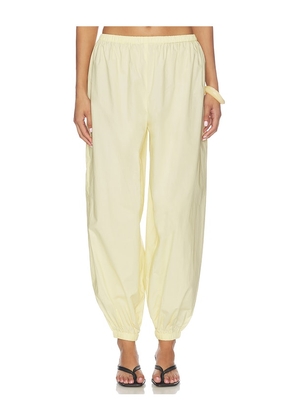 Lovers and Friends Lyla Pant in Yellow. Size XXS. Also in XS, S, M, L, XL.