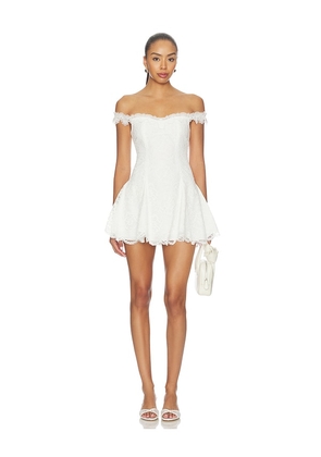 Lovers and Friends Daphne Mini Dress in White. Size XXS. Also in XS, S, M, L, XL.