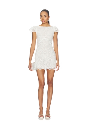 Lovers and Friends Dakota Mini Dress in White. Size XXS. Also in XS, S, M, L, XL.